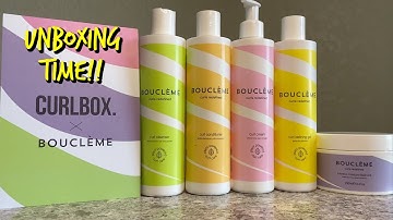 Unboxing: Curlbox X Bouclème | New Hair Products From The UK!