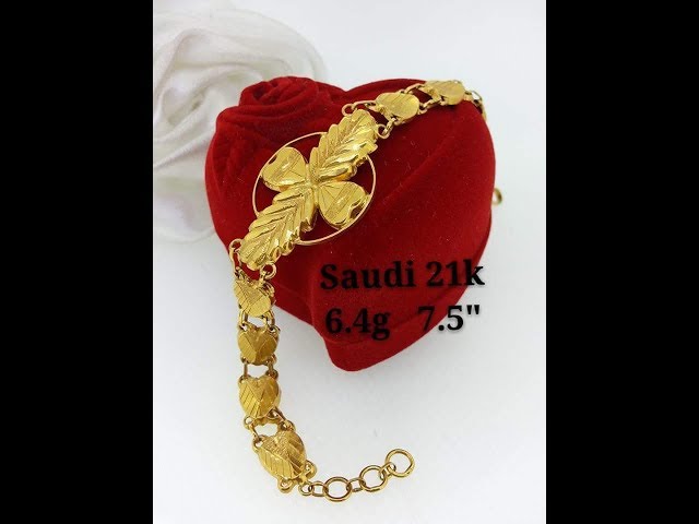GoldNMore: 21 Karat Gold Bracelet #6.68 | eBay