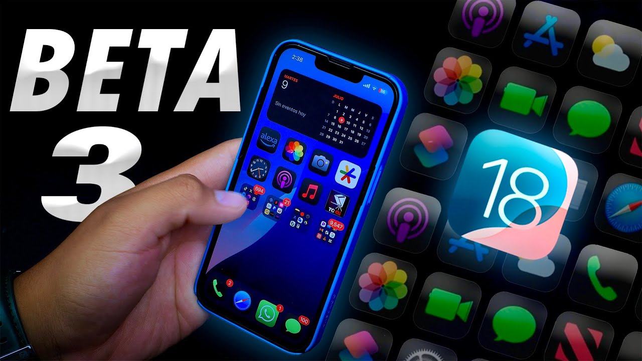 iOS 18 BETA 3 🔥 I REVIEW 24 HORAS DESPUES 😱 ("MUCHOS ERRORES") - YouTube