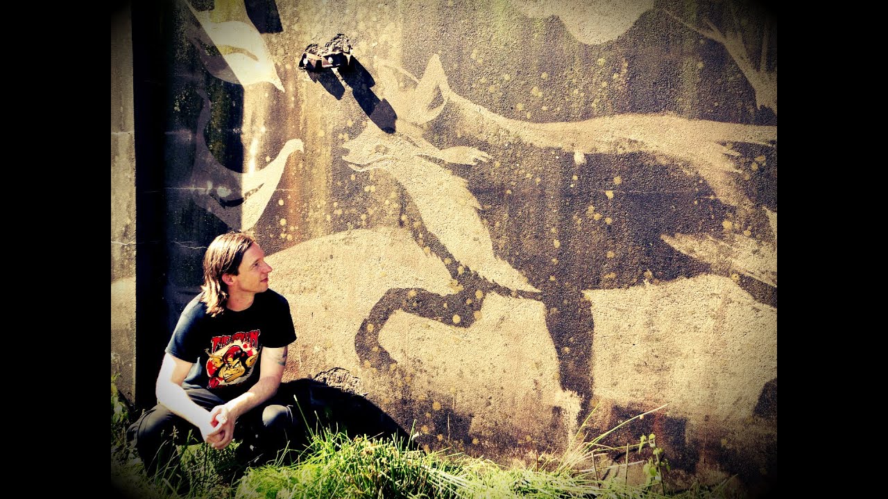 Kevin McHugh Art - "Growth and Decay" Reverse Graffiti Powerhose Mural