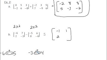 8.4 Matrix Algebra