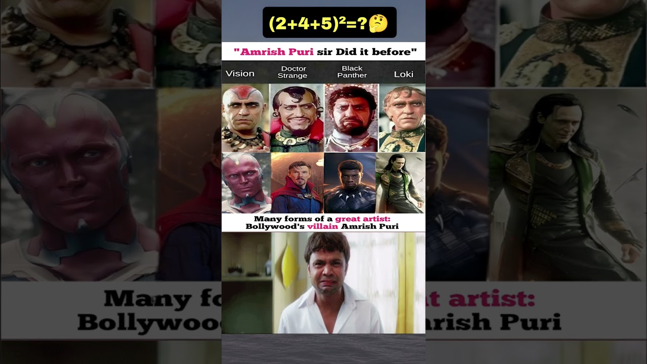 Amrish Puri vs Marvel 🤣😂 