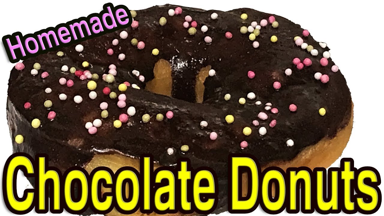 Delicious Chocolate Donuts चॉकलेट डोनट Homemade Chocolate Doughnuts