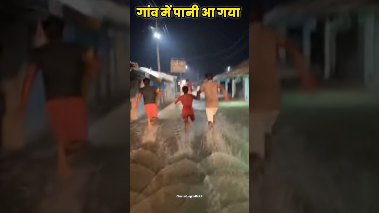 समुद्र गांव में घुस आया 😱🌊 | Tsunami Panic | Night Footage | 