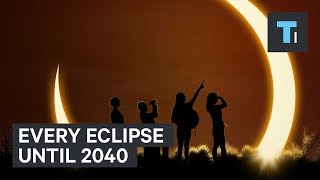 map shows every upcoming solar eclipse until 2040