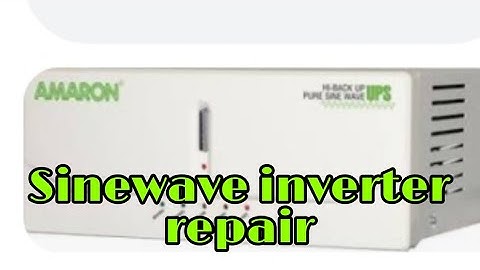 amaron Sinewave inverter repair on output,no charging , overload led blink problem # AtoZ Solution #