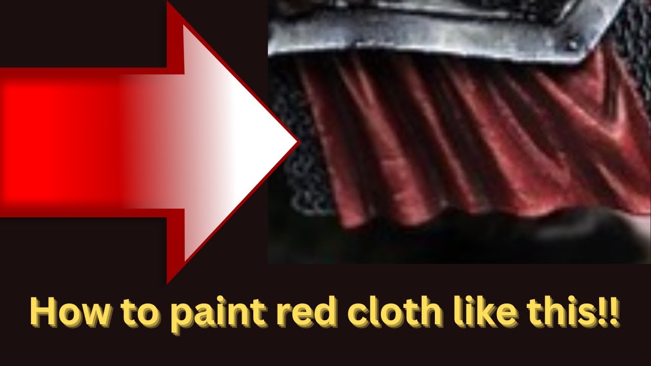 Paint your warhammer models cloth and fabric to look like this. YouTube