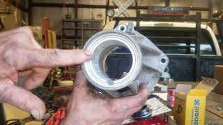 Dodge Ram NV241DHD transfer case tail cone snap ring removal, the easy way