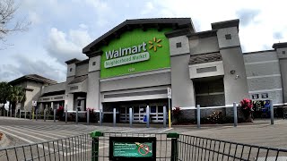 Shopping at Walmart Neighborhood Market on West Colonial Drive in Ocoee Florida - Store 4425