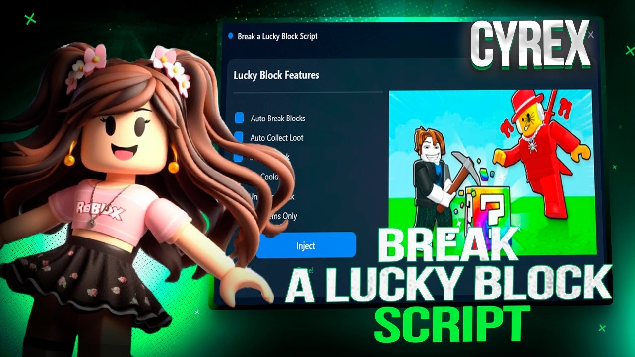 BREAK A LUCKY BLOCK SCRIPT *NO KEY* - BEST AUTO FARM LUCKY, FREEZE SAMMY, AUTO GOD & MORE!