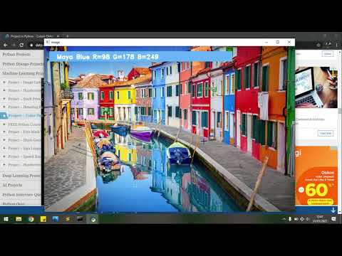 Color Detection Python Project - Machine Learning