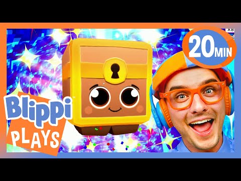 Mystical Chest! | Blippi Plays |  Moonbug Kids - Games & Playtime