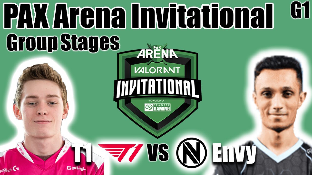 T1 vs Envy Game 1 - Group B | PAX Arena Valorant Invitational | Valorant Ignition Series