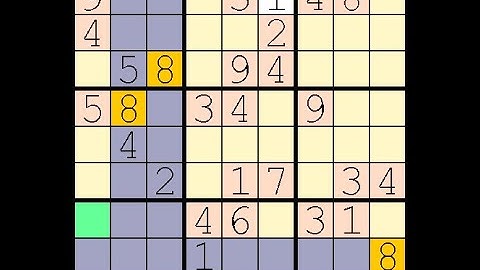 How to Solve Globe and Mail Sudoku  Four Star?  5 April, 2024