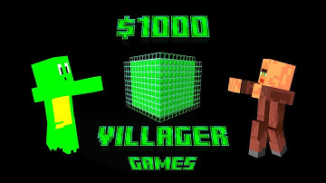 1,000 villagers compete for 1,000 emerald blocks!!!