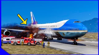 Emergency Landing  Action Movie - GTA 5 (plane crash machinima)