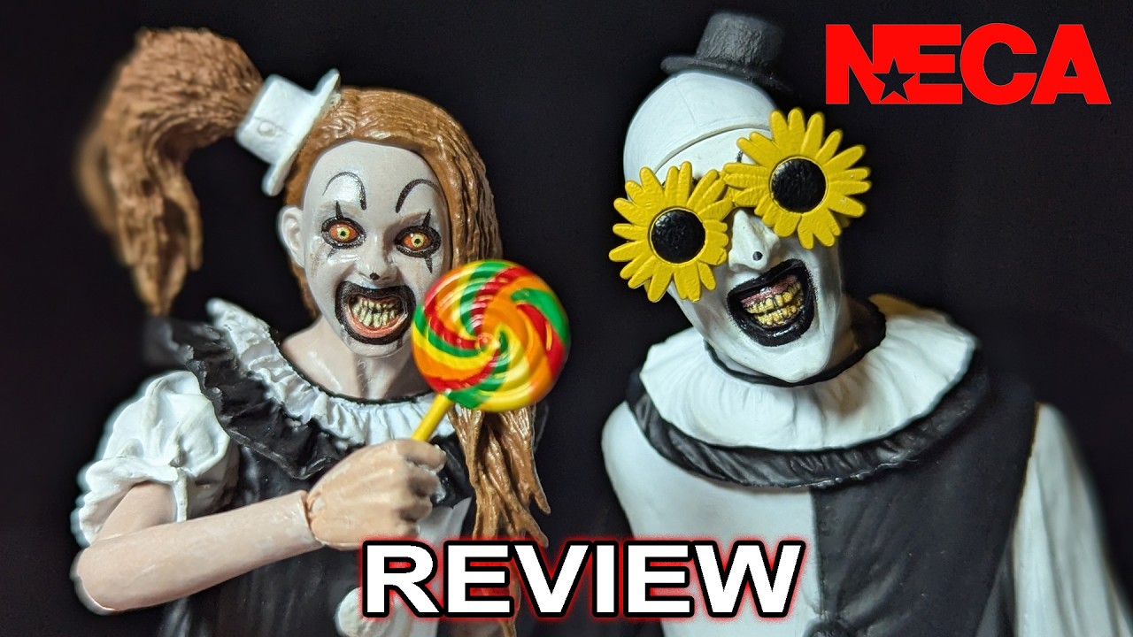 NECA Terrifier 2 Art the Clown and Little Pale Girl Ultimate Action Figure Review