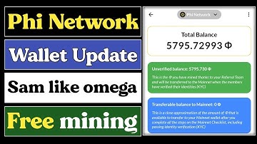 Phi Network Wallet Update | Sam Like Omega Network mining | Best crypto mining app @SABBIR_R15