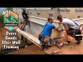 Building the Nantahala Retreat #21 | French door install and stair wall framing