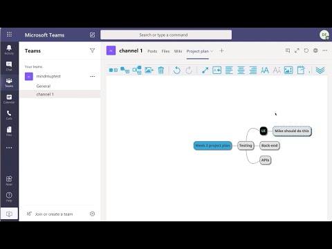 MindMup for Microsoft teams