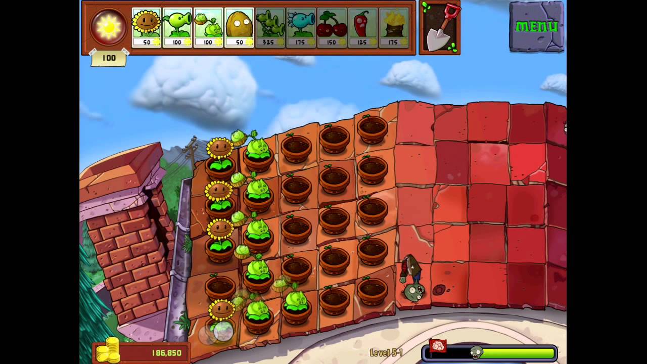 Plants Vs Zombies Level 5 1 Walkthrough YouTube plants-vs-zombies-level-5-1-walkthrough-youtube