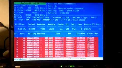Memtest: failure?