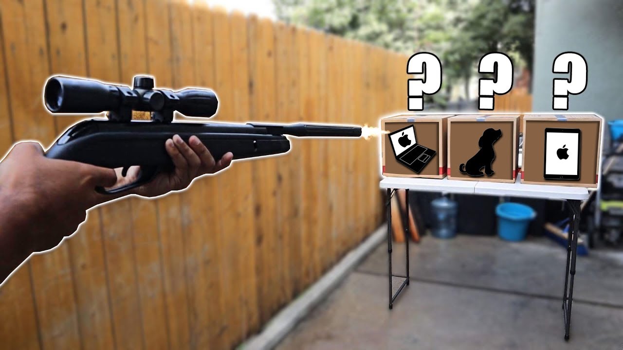 WHICH WOULD YOU SHOOT??? 😱 (DON'T SHOOT THE WRONG BOX CHALLENGE!!)