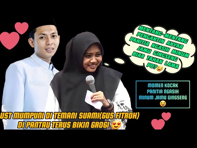 PENGAJIAN USTADZAH MUMPUNI PENGANTIN BARU-MUMPUNI DI TEMANI SUAMI SAAT NGAJI DI TONOBOYO BANDONGAN class=