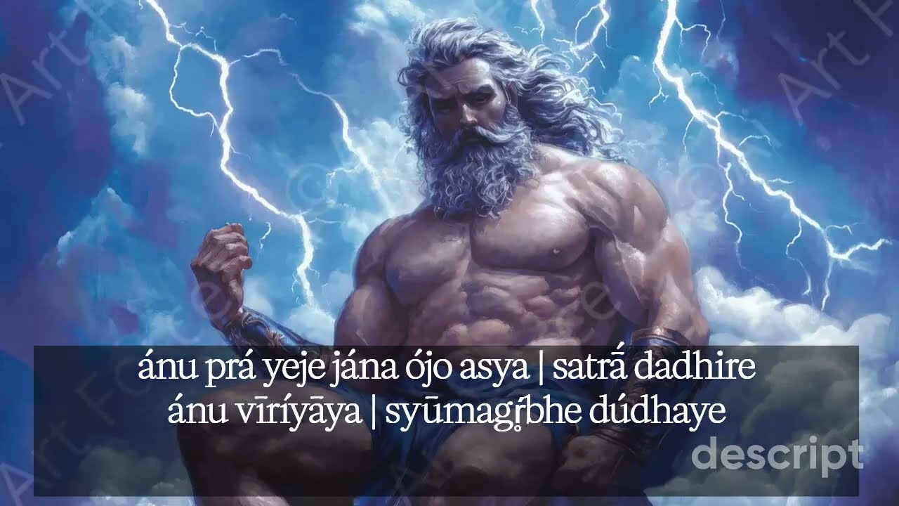 INDRA - Ancient Vedic Sanskrit Recitation of Rig Veda Mandala 6 Sukta 36 / Book 6 Hymn 26