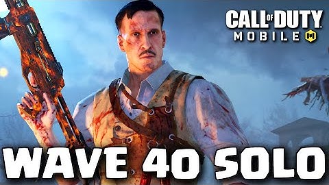 I SURVIVED 40 WAVES with TRAP MASTER in CODM Zombies