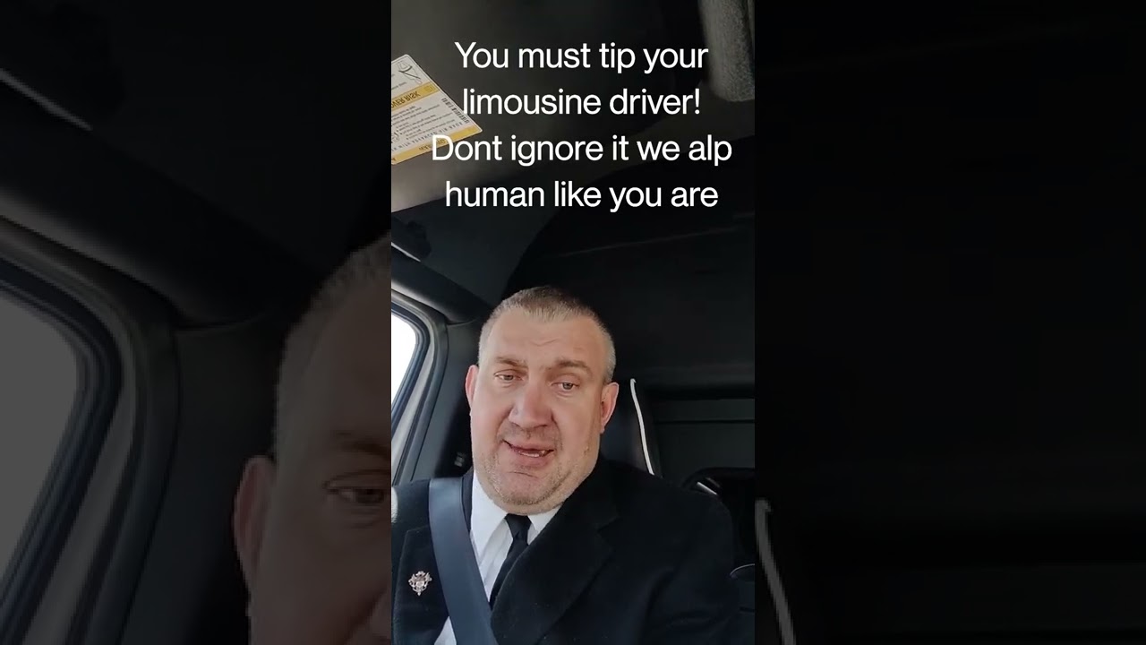 you must tip your limousine driver! don't ignore it we are humans to and have familys too!