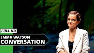 Emma Watson in conversation with Greta Thunberg, Malala Yousafzai at The New York Times Climate Hub