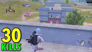30 Kills🥵MY REALLY BEST LANDING EVER in APARTMENTS😍PUBG Mobile