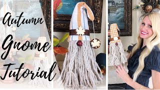 AUTUMN GNOME TUTORIAL | HOW TO MAKE AN AUTUMN GNOME