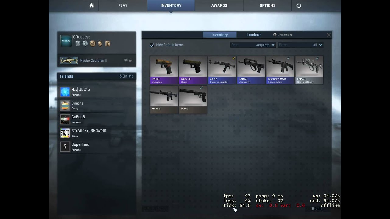 CSGO: Acquiring Glock Brass & P2000 Scorpion [HD]