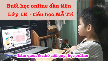 Làm quen với thầy cô và bạn bè | Nhớ nội quy lớp học online #1| mushroomdiary