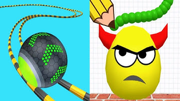 Draw To Smash vs Going Balls - Satisfying ASMR Gameplay All Levels