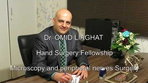 Dr. Omid Liaghat : After surgery of finger,s amputated.  دکتر امید لیاقت