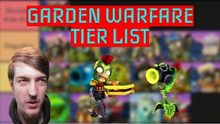 Garden Warfare 1 Tier List - NEW EDITION