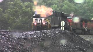 NS &amp; CSX at Greggs/River Rd. 7/30/14