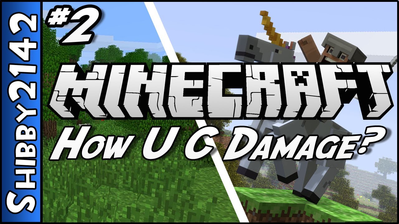 Minecraft Survival Mode : HOW U C DAMAGE MOD? (EP2) - YouTube