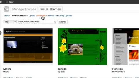 Switching Themes