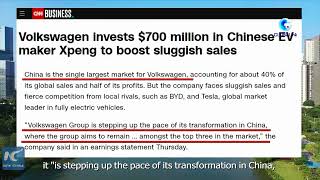 GLOBALink | Volkswagen Group to strengthen cooperation with Chinese partner on EV market