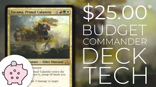mtg zacama primal calamity commander deck MTG Commander Deck EDH Deck Zacama, Primal Calamity 100 Magic Cards Custom Deck Dinosaurs Dinosaur Deck