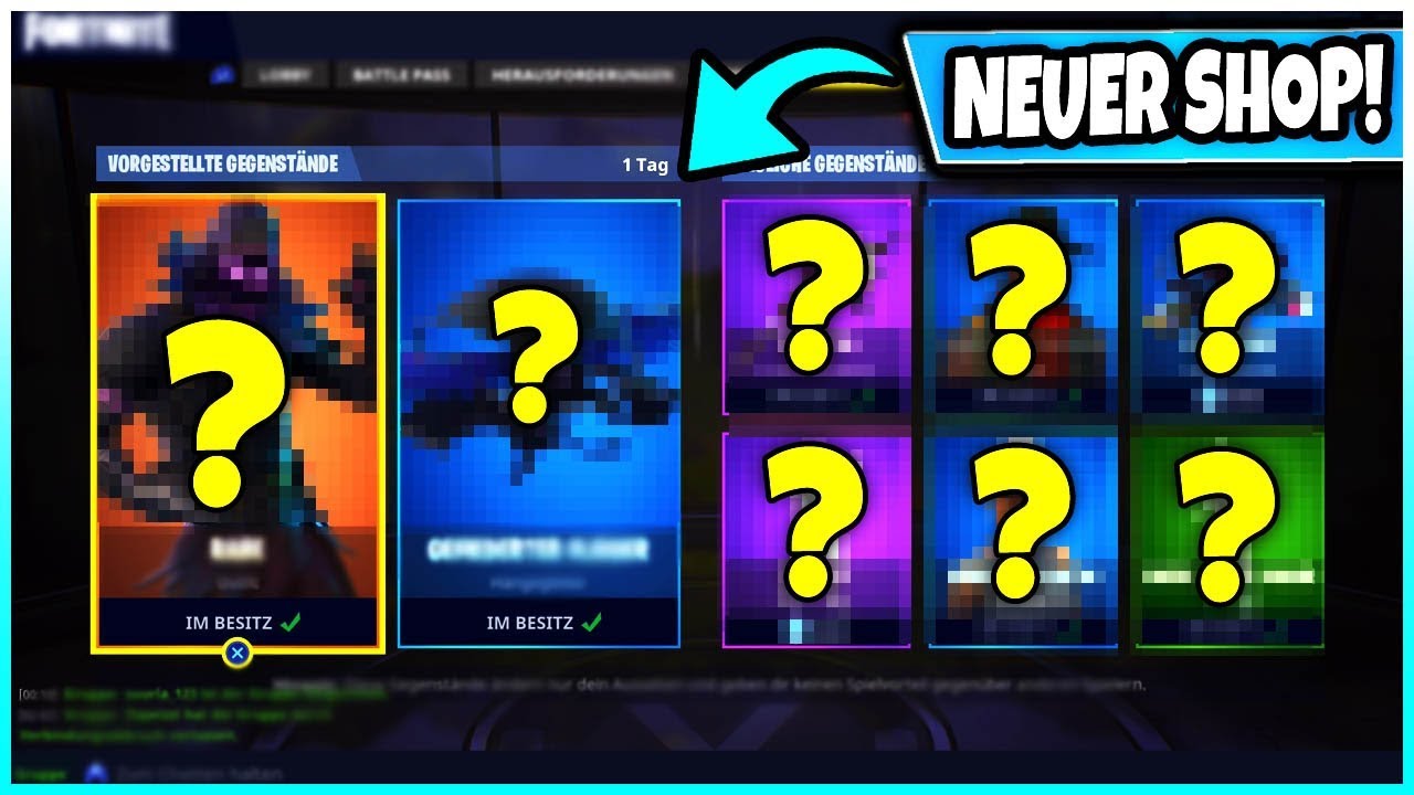 😡 DURCH UNFALL SKIN GEKAUFT! 😡 Shop Heute: Rabe, Emote & Mehr! - Fortnite Battle Royale