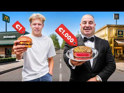 I Test €1 vs €1,000 Restaurants With A Multimillionaire...