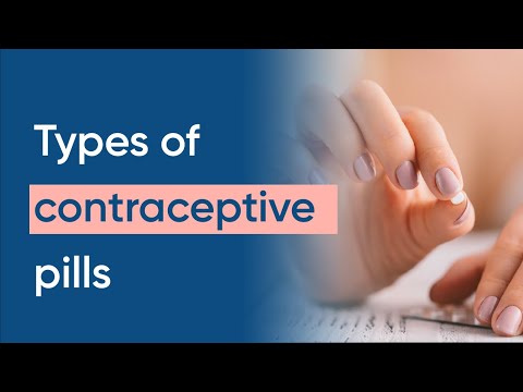 Types of contraceptive pills (combined and mini pills)