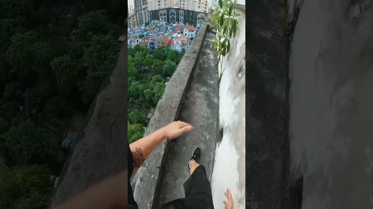 PARKOUR POV - Rooftop Jumping P.25 (Epic Parkour POV Escape) || Tobypk
