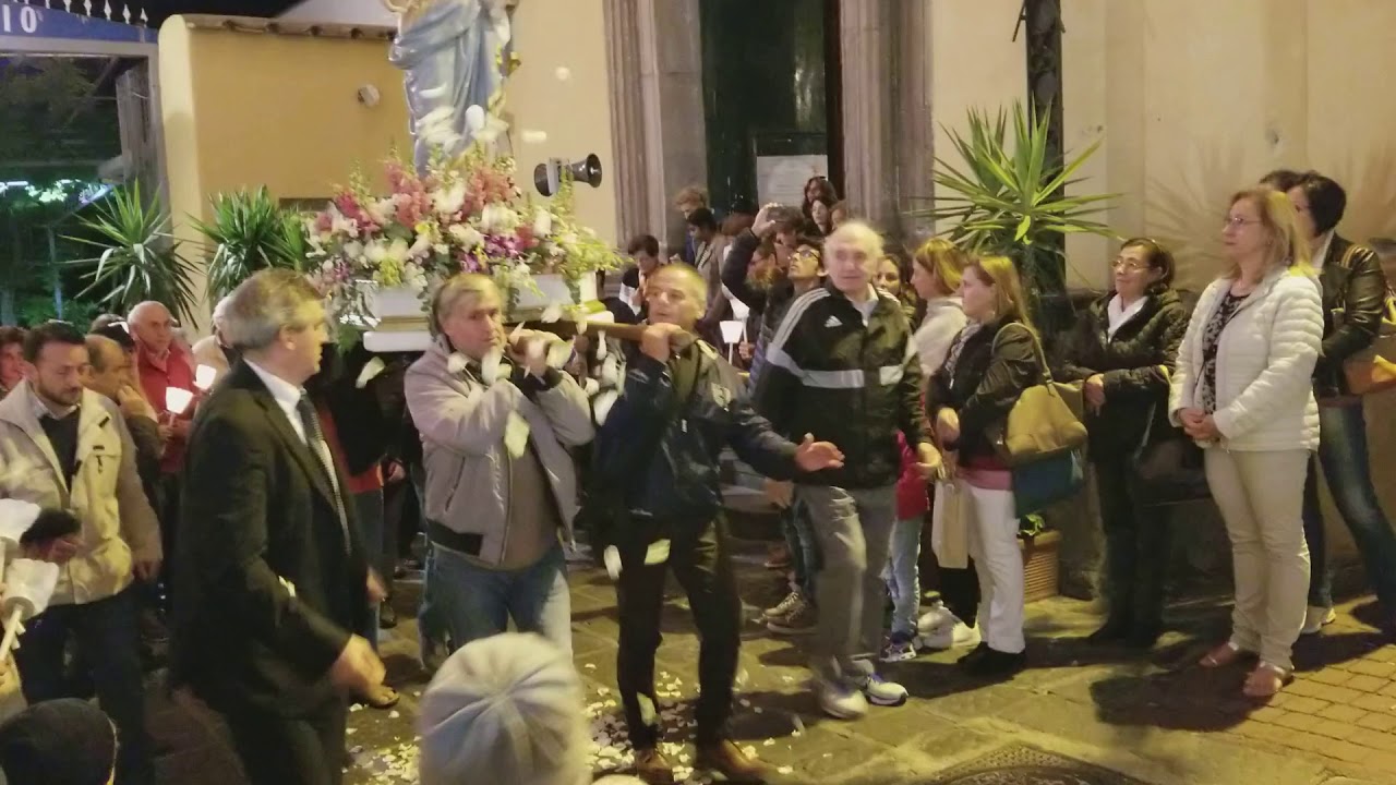 Positano church procession. Lovely