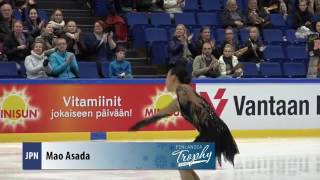 Mao ASADA SP  Finlandia Trophy Espoo 2016